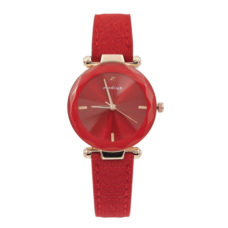 MODIYA PD387 Fluffed Strap Starry Sky Quartz Watch for Women