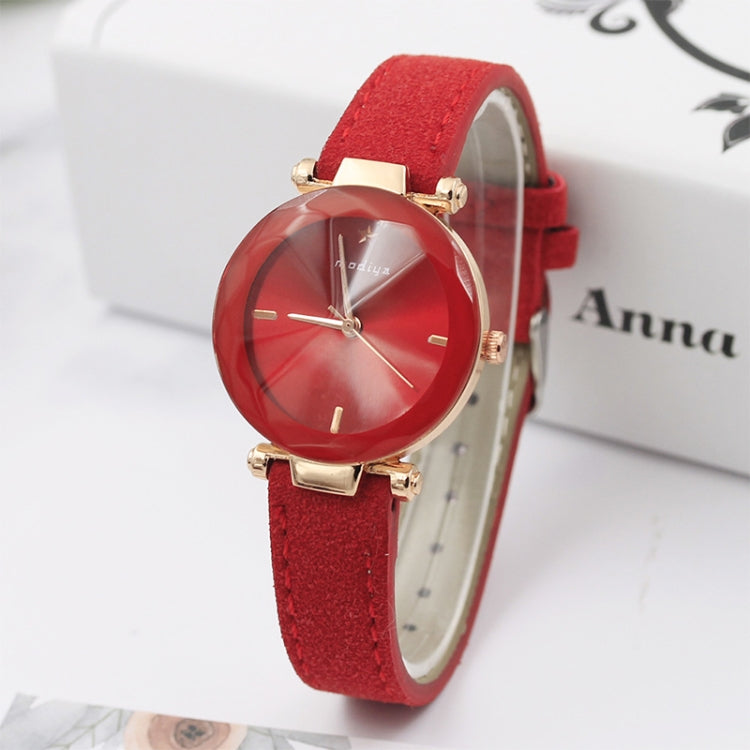 MODIYA PD387 Fluffed Strap Starry Sky Quartz Watch for Women