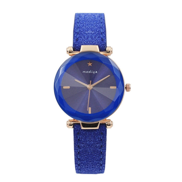 MODIYA PD387 Fluffed Strap Starry Sky Quartz Watch for Women