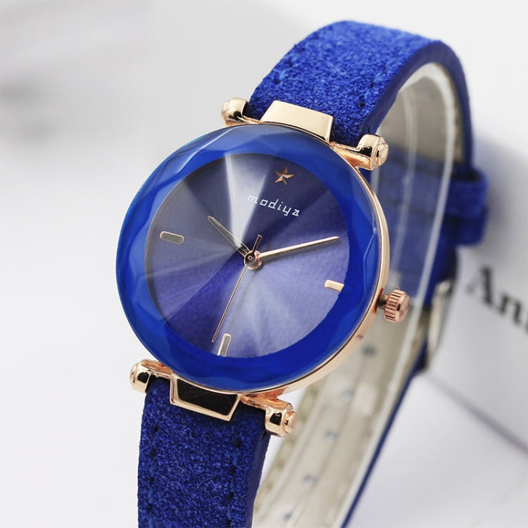 MODIYA PD387 Fluffed Strap Starry Sky Quartz Watch for Women