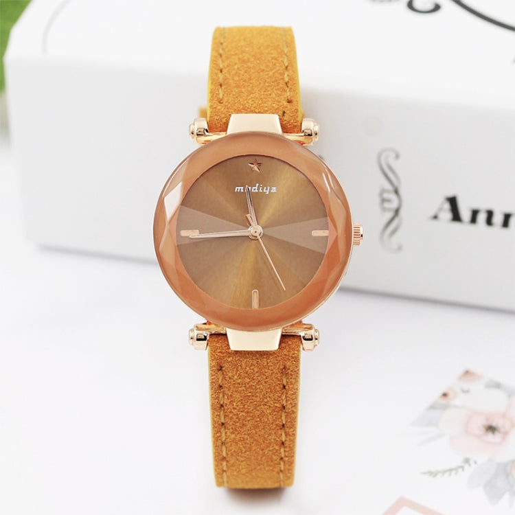 MODIYA PD387 Fluffed Strap Starry Sky Quartz Watch for Women