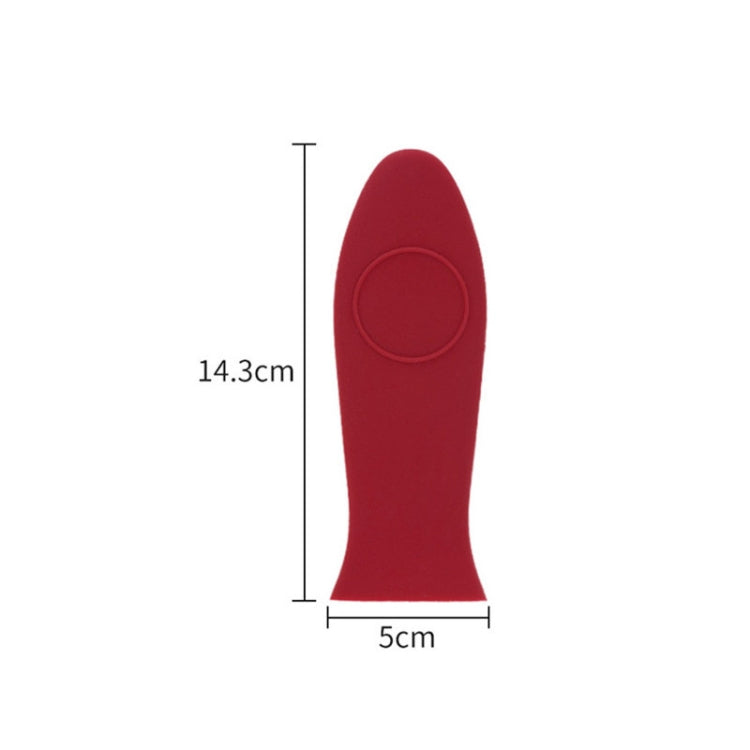 2 PCS Silicone Pot Holder Handle Anti Slip Cover for Kitchen Thick Soft Pot Handle