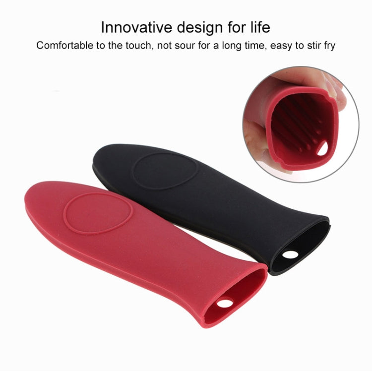 2 PCS Silicone Pot Holder Handle Anti Slip Cover for Kitchen Thick Soft Pot Handle