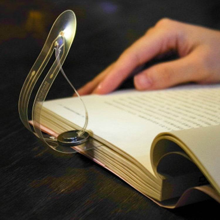 Portable Transparent Simple Lightweight Bookmark Creative LED Night Light