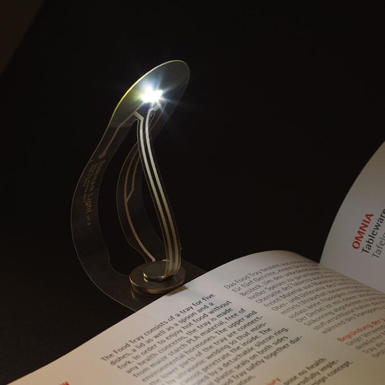 Portable Transparent Simple Lightweight Bookmark Creative LED Night Light