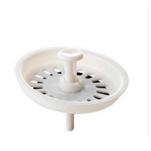 2 PCS Stopper Spin Lock Sink Drain Strainer, Material:Plastic