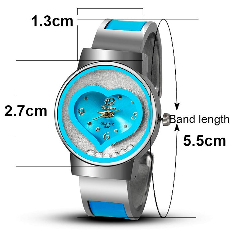 Heart Shaped Quartz Watch for Women