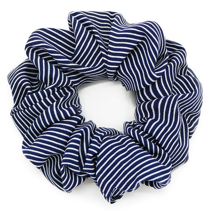 3 PCS Fashion Girls Women Stripe Hair Scrunchie Ponytail Grip Loop Holder Stretchy Hair band