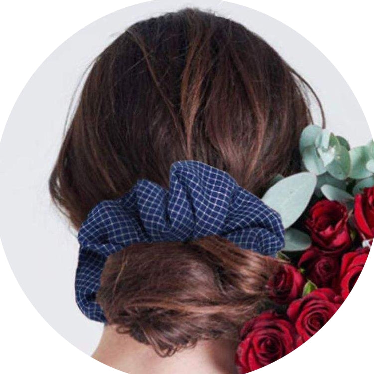 3 PCS Fashion Girls Women Stripe Hair Scrunchie Ponytail Grip Loop Holder Stretchy Hair band