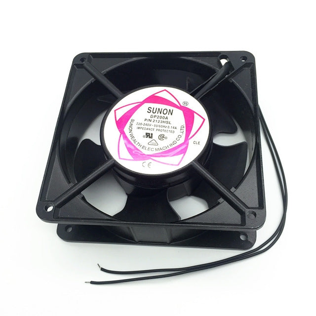 5 Leaf Powerful Industrial Fan Equipment Exhaust Fan, Size:M(Black)