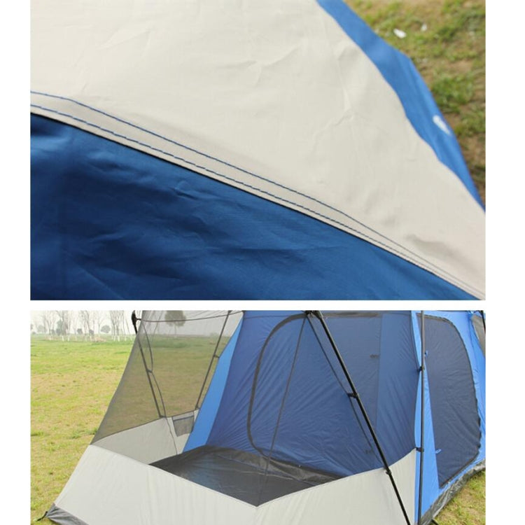 Ultralarge 8-12 Person Double Layer Waterproof Strong Camping Family Tent Carpas