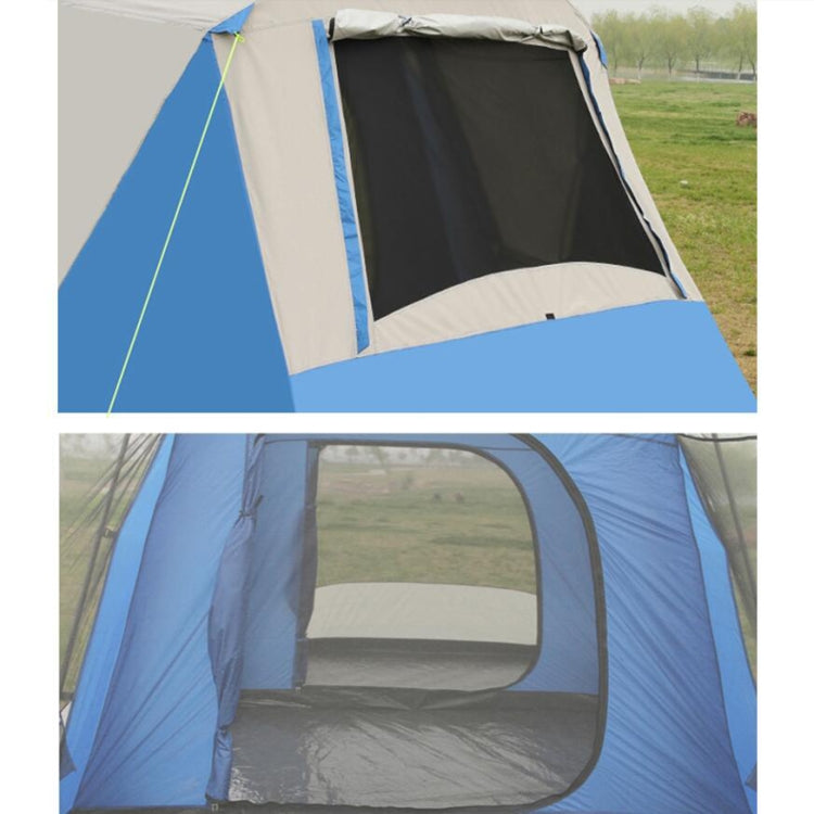Ultralarge 8-12 Person Double Layer Waterproof Strong Camping Family Tent Carpas