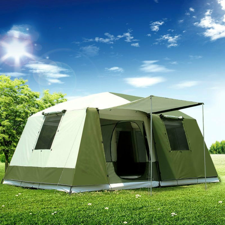 Outdoor Multi-person Double-layer Camping Rainproof Outdoor Tent