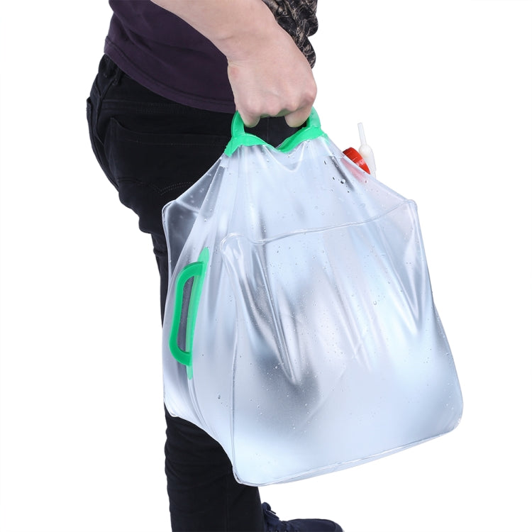 2 PCS 20L Outdoor Foldable PVC Drinking Bag Camping Equipment