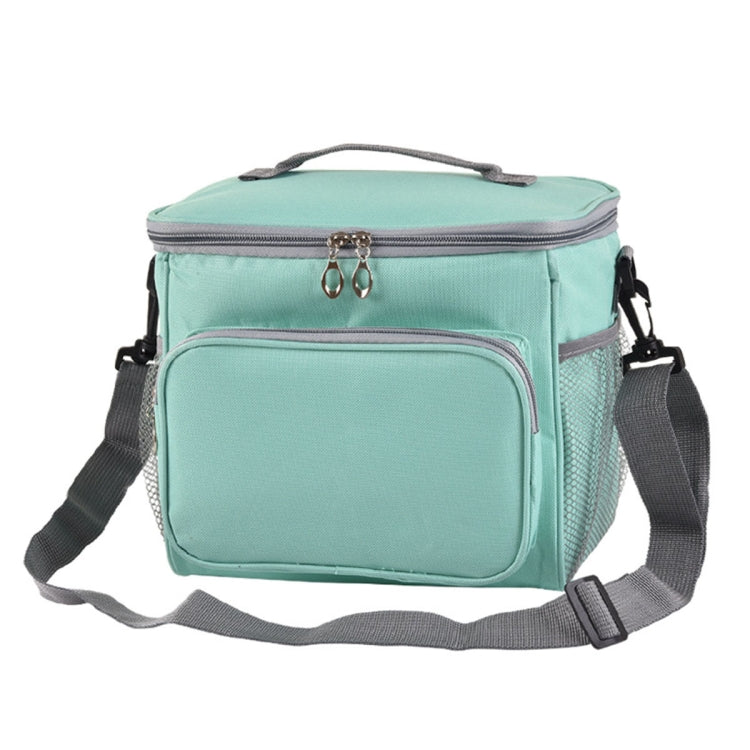 Portable Ice Pack Oxford Cloth Portable Slung Lunch Box Insulated Lunch Bag, Color:Black