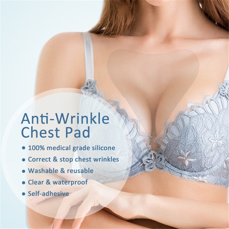 Silicone Chest Sticker Neck Sticker Chest Care Wrinkle Pads, Style:Neck Sticker