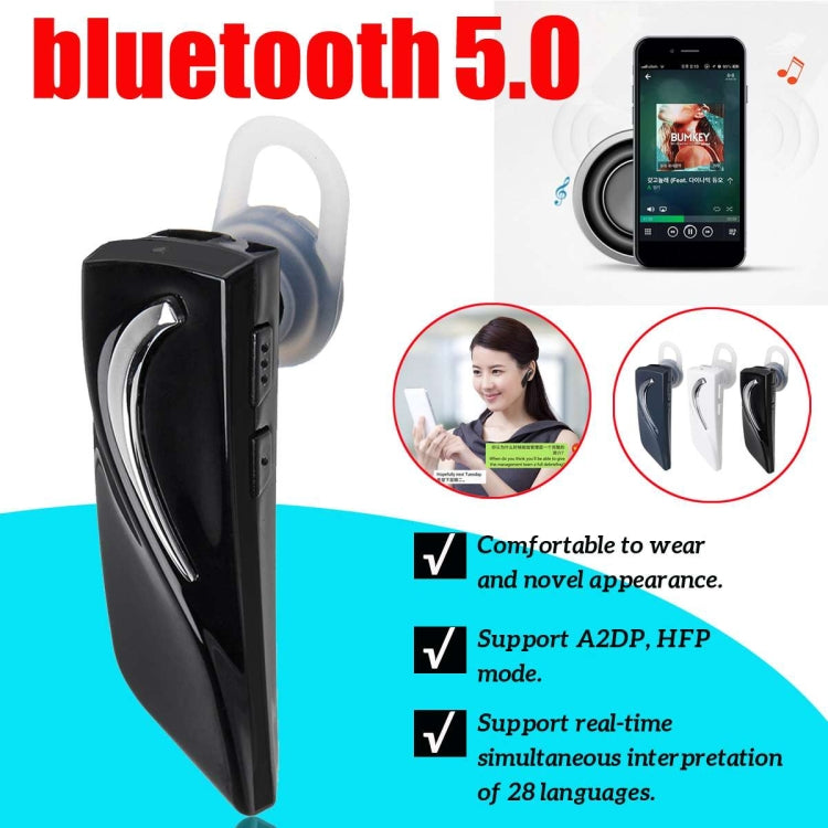 Smart Voice Translator Bluetooth Translation Headset Wireless Bluetooth 5.0 Earphone Instant Translator 28 Language