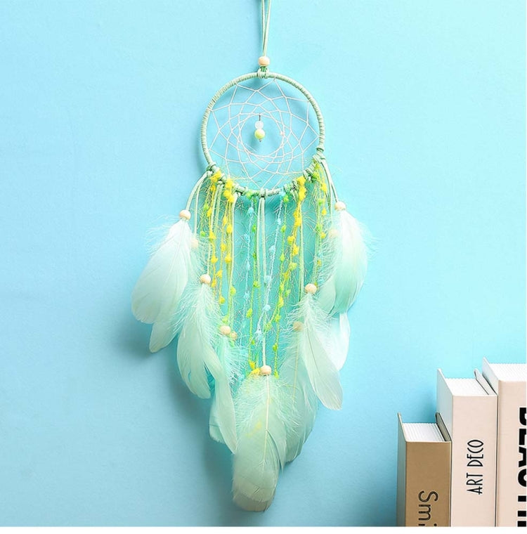 Creative Girl Birthday Gift Baby Room Wall Decoration LED Lights Dream Catcher, Specification:Without Lighted