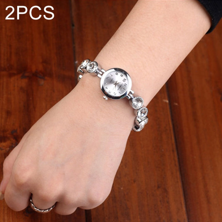 2 PCS Beautiful Pearl Watch for Women