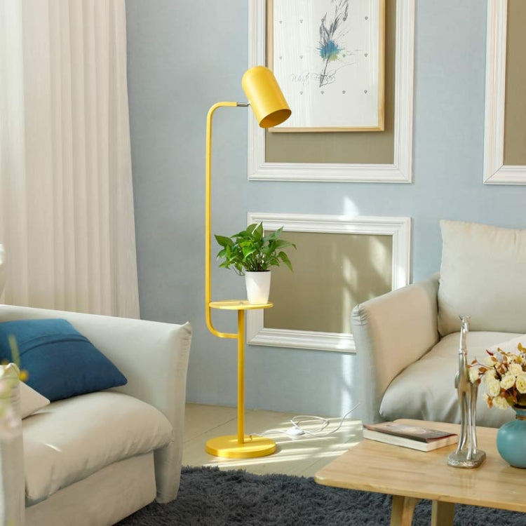 Modern Living Room Sofa Vertical Small Desk LED Bedroom Study Room Drop Rack Floor Lamp without Bulbs