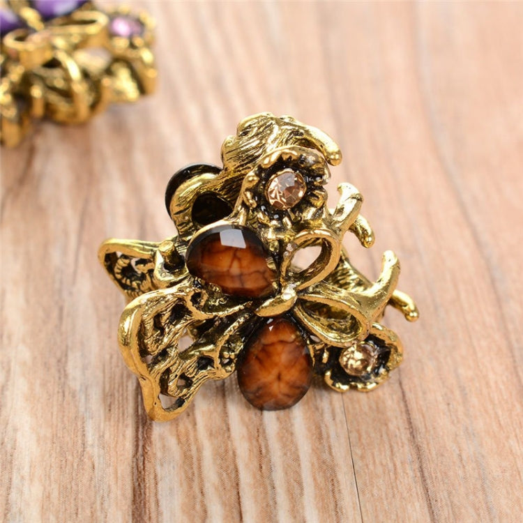 Women Retro Butterfly Hair Claw Clip Headband