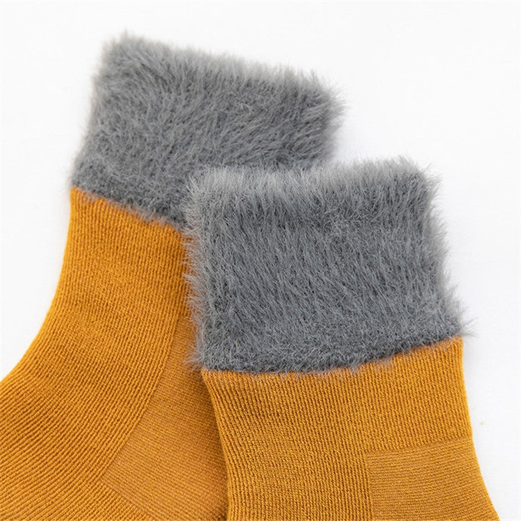 Comfortable Plus Velvet Warm Baby Socks Snow Socks, Size:S
