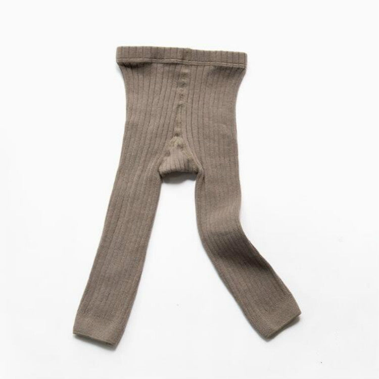 Children Vertical Cropped Pantyhose Combed Cotton Baby Socks, Size:L