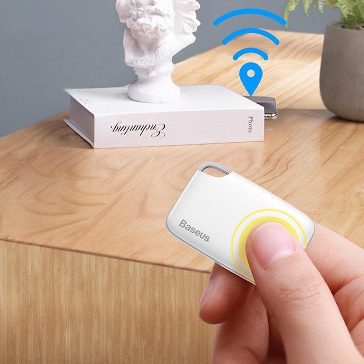 BASEUS ZLFDQT1-03 Smart Bluetooth Anti-lost Device Two-way Alarm Anti-lost Device, Style:T1 Card Models(Blue)