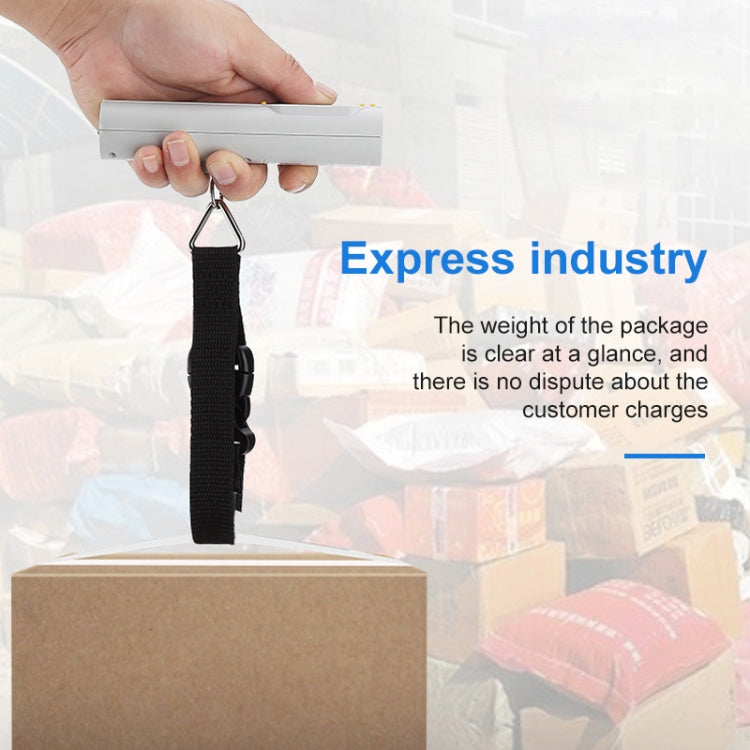 50kg x 10g Portable Electronic LCD Digital Hanging Luggage Scale