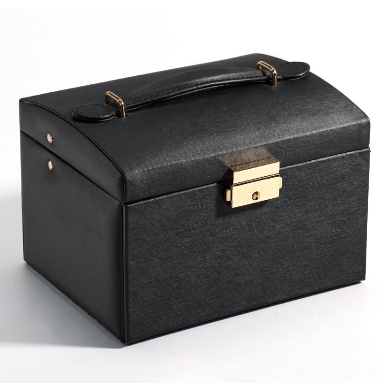 Simple Portable Jewelry Box Earrings Ring Storage Consolidation Box with Drawers, Size : 17.5 x 14 x 13cm