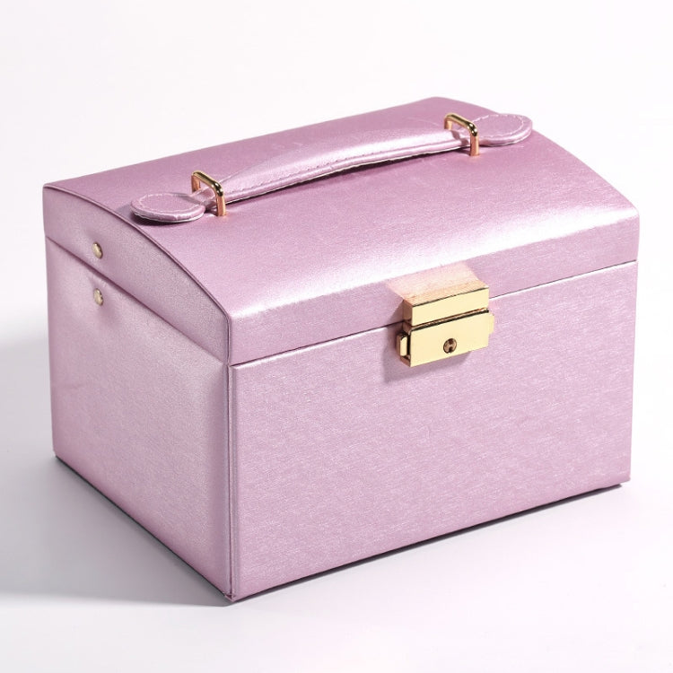 Simple Portable Jewelry Box Earrings Ring Storage Consolidation Box with Drawers, Size : 17.5 x 14 x 13cm