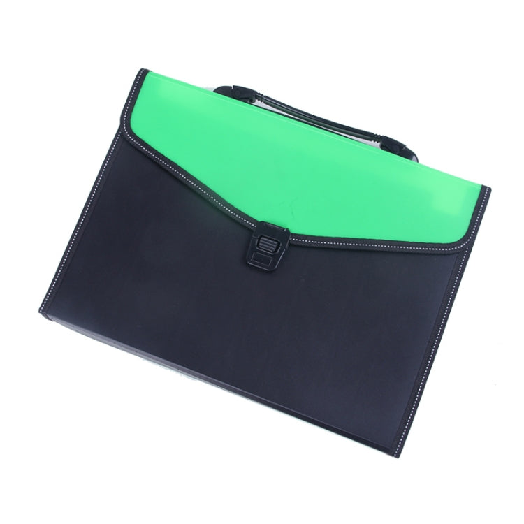 Portable 12-Layer File Pocket A4 Expanding File Classified Folder PP Storage Clip Ticket Package