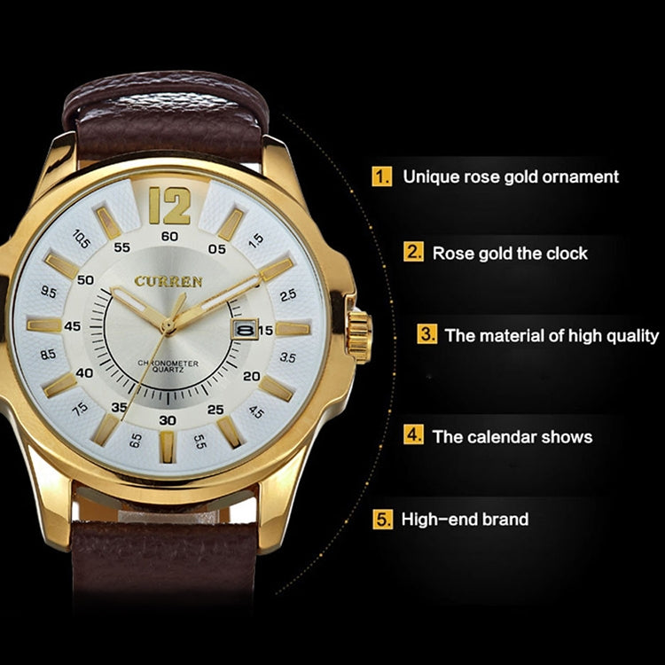 CURREN 8123 Sports Quartz Watch for Men