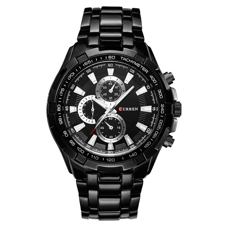 CURREN 8023 Men Stainless Steel Analog Sport Quartz Watch