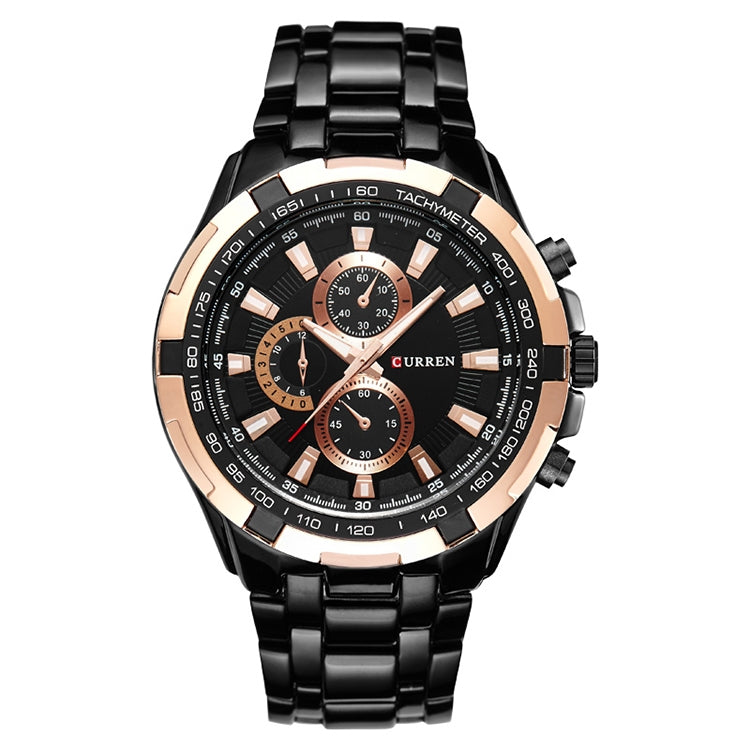 CURREN 8023 Men Stainless Steel Analog Sport Quartz Watch