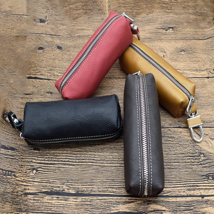 Car Keys Holder Genuine Leather Coin Purse for Men Key Wallets