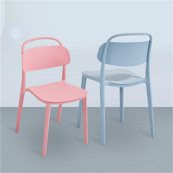 Simple Plastic Chair Office Home Dining Table Cafe Leisure Chair