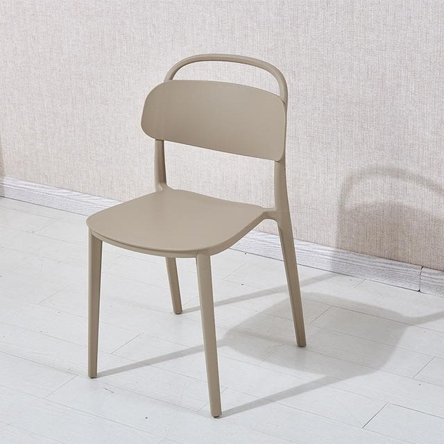 Simple Plastic Chair Office Home Dining Table Cafe Leisure Chair