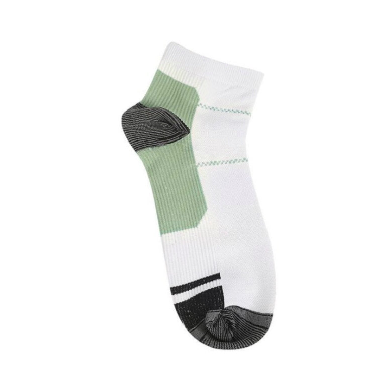 Unisex Comfortable Breathable Sweat Nylon Short Tube Cotton Socks, Size:S/M