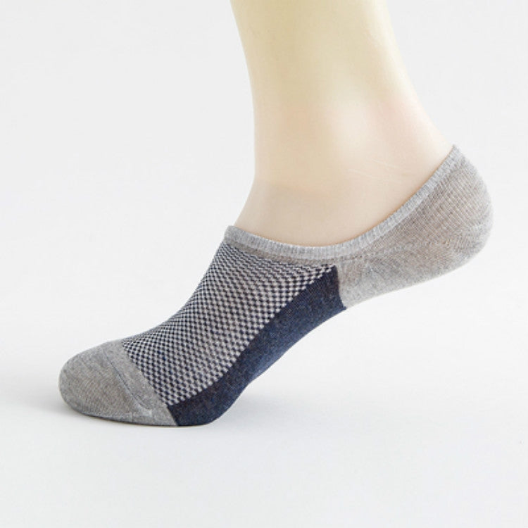 3 Pairs Mesh Breathable Invisible Deodorant Sweat Socks, Size:One Size