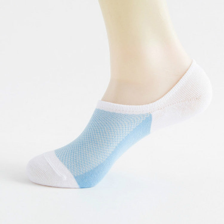 3 Pairs Mesh Breathable Invisible Deodorant Sweat Socks, Size:One Size