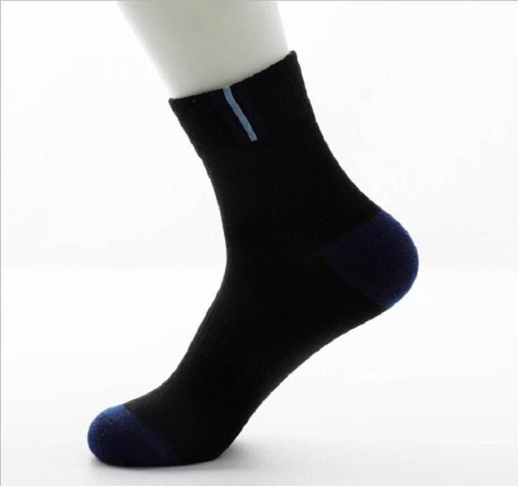 5 Pairs Men Cotton Socks Hollow Breathable Tube Sock
