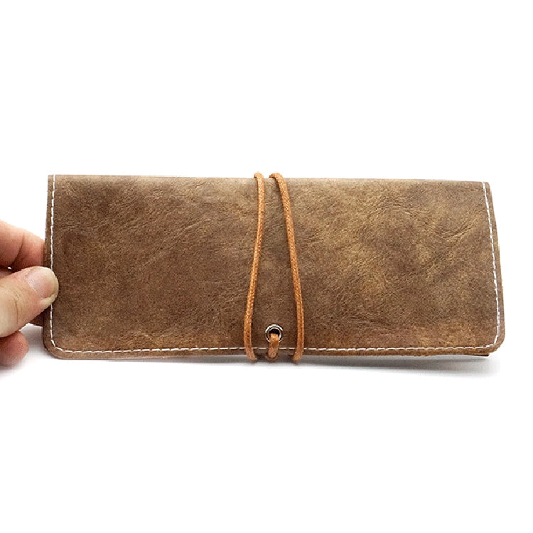 Retro Leather Sunglasses Case Handmade Soft Eyeglasses Protector Bag