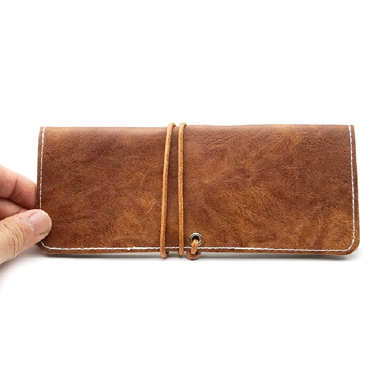 Retro Leather Sunglasses Case Handmade Soft Eyeglasses Protector Bag