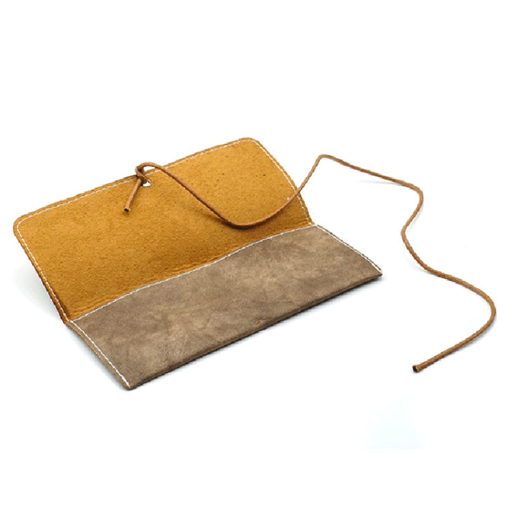 Retro Leather Sunglasses Case Handmade Soft Eyeglasses Protector Bag