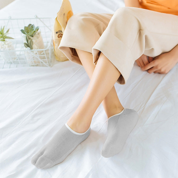Toe Socks Cotton Boat Socks Invisible Women Sailboat Socks