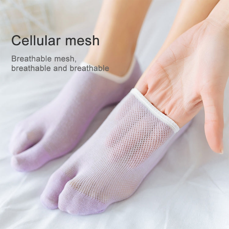 Toe Socks Cotton Boat Socks Invisible Women Sailboat Socks
