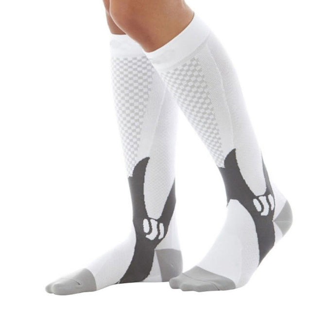 3 Pairs Compression Socks Outdoor Sports Men Women Calf Shin Leg Running, Size:L/XL