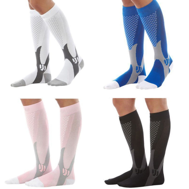 3 Pairs Compression Socks Outdoor Sports Men Women Calf Shin Leg Running, Size:L/XL