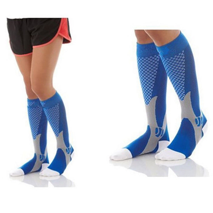 3 Pairs Compression Socks Outdoor Sports Men Women Calf Shin Leg Running, Size:S/M